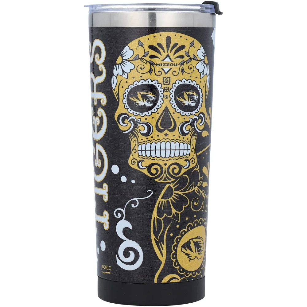 Missouri Tigers 24oz Dia De Los Muertos Stainless Steel Tumbler                                                                 