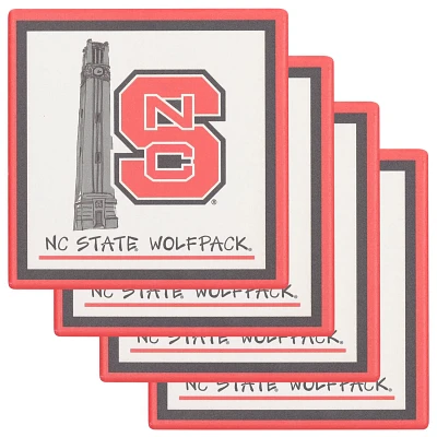 NC State Wolfpack Four-Pack Coaster Set                                                                                         
