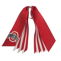 Ohio State Buckeyes Jumbo Glitter Pony Streamer Bow                                                                             