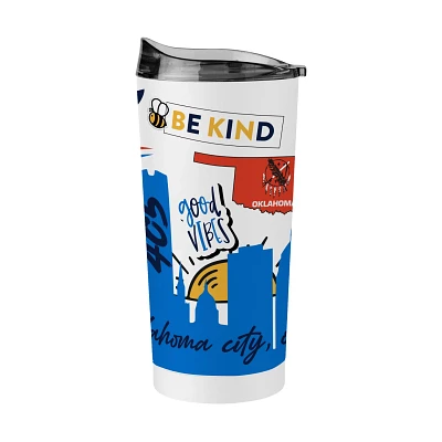 Oklahoma City Thunder 20 oz Native Powder Coat Tumbler                                                                          