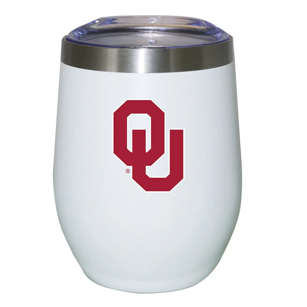 Oklahoma Sooners 12oz Logo Stemless Tumbler                                                                                     