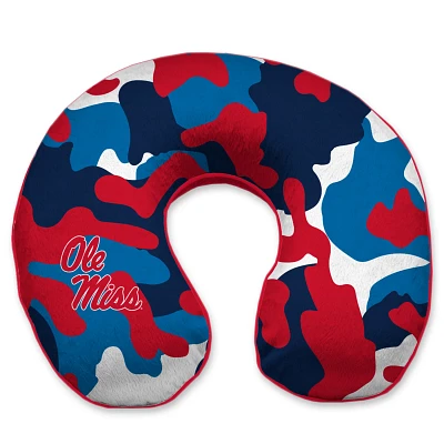 Ole Miss Rebels Camo Memory Foam Travel Pillow                                                                                  