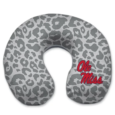 Ole Miss Rebels Cheetah Print Memory Foam Travel Pillow                                                                         