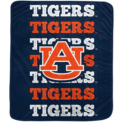 Pegasus Auburn Tigers 60'' x 70'' Logo Wordmark Plush Blanket                                                                   