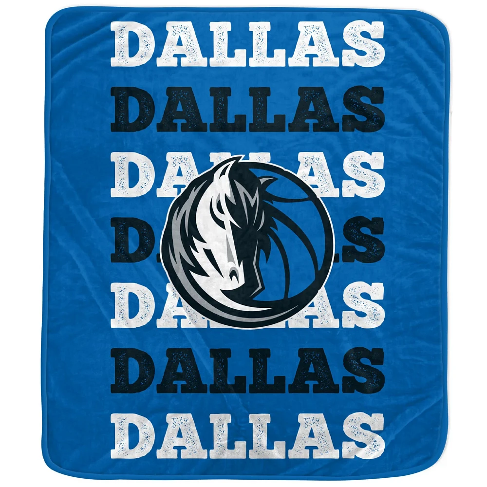 Pegasus Dallas Mavericks 60'' x 70'' Logo Wordmark Plush Blanket                                                                