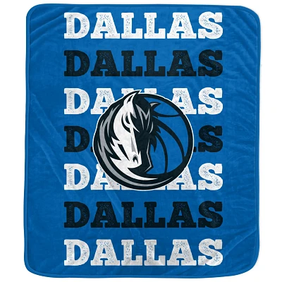 Pegasus Dallas Mavericks 60'' x 70'' Logo Wordmark Plush Blanket                                                                
