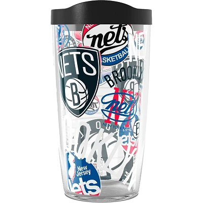 Tervis Brooklyn Nets 16oz Allover Classic Tumbler                                                                               