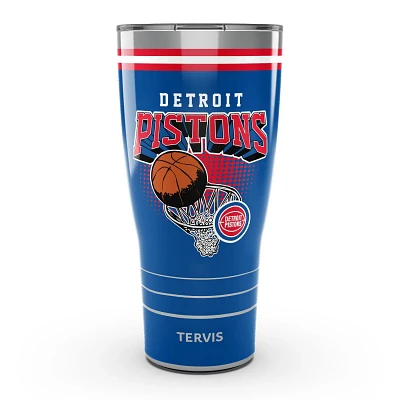 Tervis Detroit Pistons 30oz DuraPrint Vintage Stainless Steel Travel Tumbler                                                    