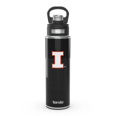 Tervis Illinois Fighting Illini 24oz Weave Stainless Steel Wide Mouth Bottle                                                    