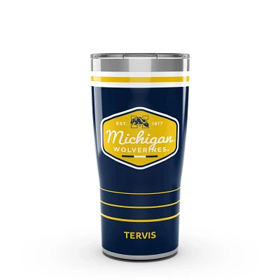 Tervis Michigan Wolverines 20oz Vintage DuraPrint Stainless Steel Travel Tumbler                                                