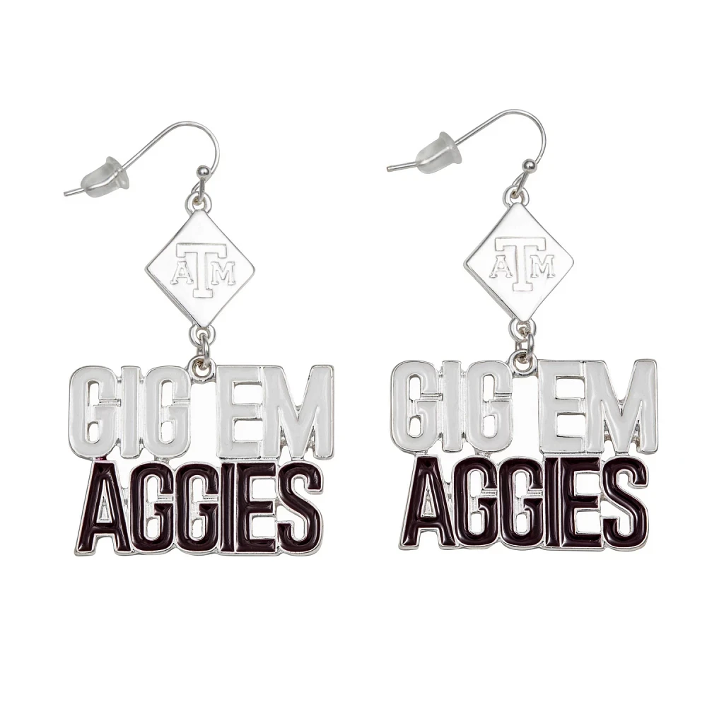 Texas AM Aggies Della Earrings                                                                                                  