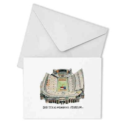 Texas Longhorns Valiant Stadium Boxed Note Card Set                                                                             