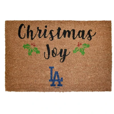The Memory Company Los Angeles Dodgers 23" x 35" Holiday Door Mat                                                               