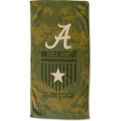 The Northwest Group Alabama Crimson Tide 30" x 60" OHT Military Appreciation Proud Beach Towel                                  