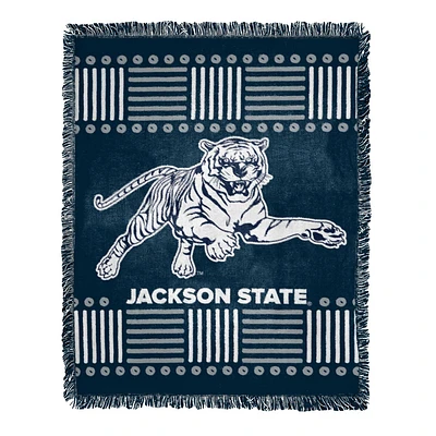 The Northwest Group Jackson State Tigers Homage Jacquard Throw Blanket                                                          