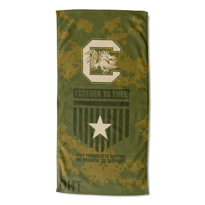 The Northwest Group South Carolina Gamecocks 30" x 60" OHT Military Appreciation Proud Beach Towel                              