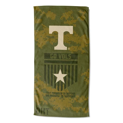The Northwest Group Tennessee Volunteers 30" x 60" OHT Military Appreciation Proud Beach Towel                                  