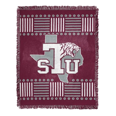 The Northwest Group Texas Southern Tigers Homage Jacquard Throw Blanket                                                         