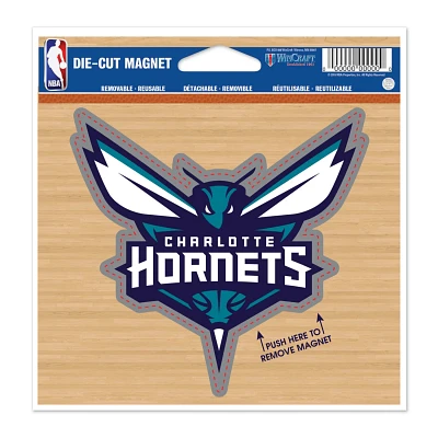 WinCraft Charlotte Hornets 5'' Die-Cut Car Magnet                                                                               