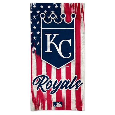 WinCraft Kansas City Royals 60'' x 30'' Patriotic Spectra Beach Towel                                                           