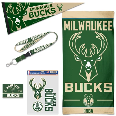 WinCraft Milwaukee Bucks House Fan Accessories Pack                                                                             