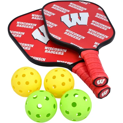 Wisconsin Badgers Pickleball Paddle Set                                                                                         
