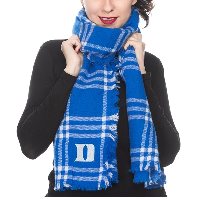 Women's ZooZatz Duke Devils Plaid Blanket Scarf                                                                                 