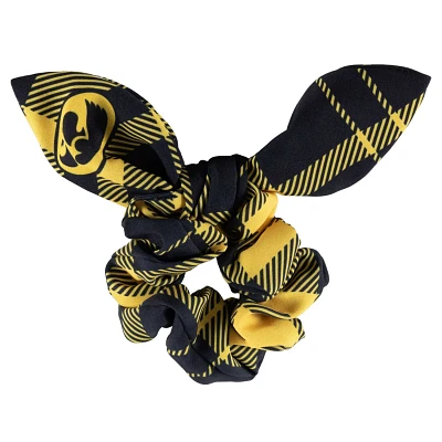 ZooZatz Iowa Hawkeyes Plaid Scrunchie with Bow                                                                                  