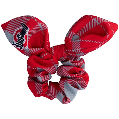 ZooZatz Ohio State Buckeyes Plaid Scrunchie with Bow                                                                            