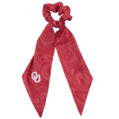 ZooZatz Oklahoma Sooners Swirly Scarf Scrunchie                                                                                 