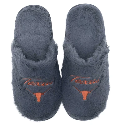 ZooZatz Texas Longhorns Team Faux Fur Slippers                                                                                  