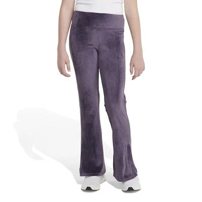 adidas Girls' Vented Velour Flare Leg Pants