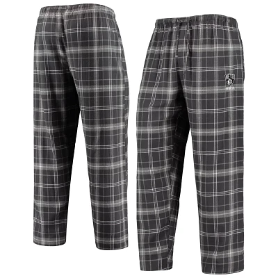 Concepts Sport /Gray Brooklyn Nets Ultimate Plaid Flannel Pajama Pants