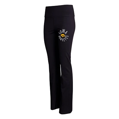 Concepts Sport Iowa Hawkeyes Enclave Tri-Blend Flared Leggings