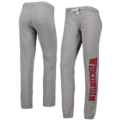 League Collegiate Wear Wisconsin Badgers Victory Springs Tri-Blend Jogger Pants