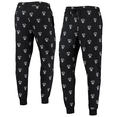The Wild Collective Brooklyn Nets Allover Logo Jogger Pants