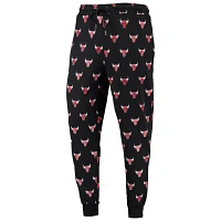 The Wild Collective Chicago Bulls Allover Logo Jogger Pants