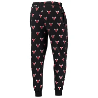 The Wild Collective Chicago Bulls Allover Logo Jogger Pants