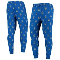 The Wild Collective Golden State Warriors Allover Logo Jogger Pants