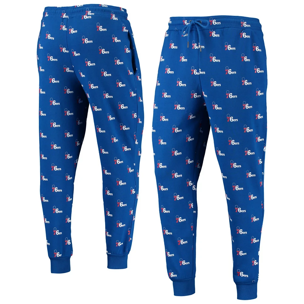 The Wild Collective Philadelphia 76ers Allover Logo Jogger Pants