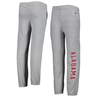 Youth League Collegiate Wear Gray Alabama Crimson Tide Essential Pants                                                          