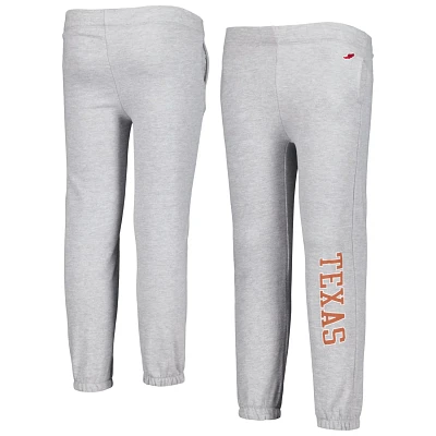 Youth League Collegiate Wear Gray Texas Longhorns Essential Pants                                                               