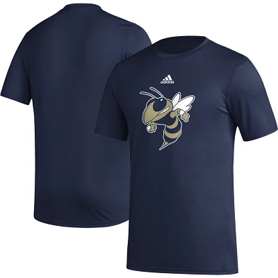 adidas Georgia Tech Yellow Jackets Basics Secondary Pre-Game AEROREADY T-Shirt                                                  