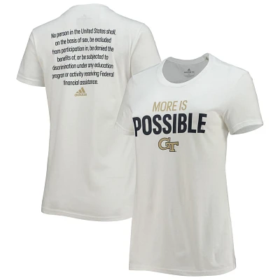 adidas Georgia Tech Yellow Jackets More Is Possible T-Shirt
