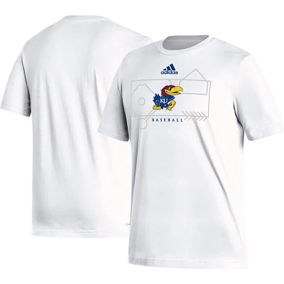 adidas Kansas Jayhawks Locker Lines Baseball Fresh T-Shirt
