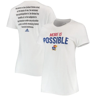 adidas Kansas Jayhawks More Is Possible T-Shirt