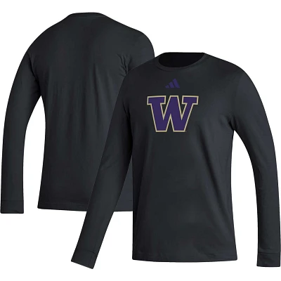 adidas Washington Huskies Locker Logo Fresh Long Sleeve T-Shirt