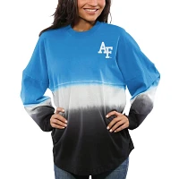Air Force Falcons Ombre Long Sleeve Dip-Dyed Spirit Jersey                                                                      