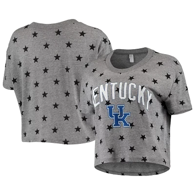 Alternative Apparel Kentucky Wildcats Headliner Stars Cropped Tri-Blend T-Shirt