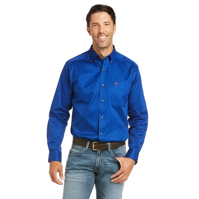 Ariat Men's Solid Twill Fitted Shirt